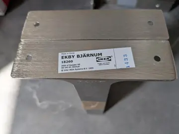 2 ou 4 Équerres Embouts d'étagère ikea