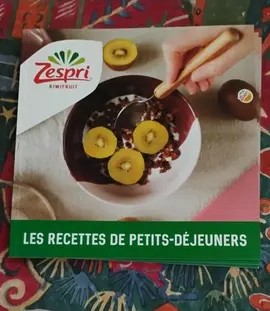 Livres de recettes avec des kiwis