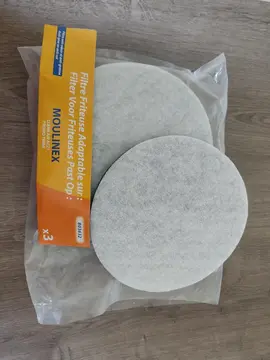 5 Filtres anti-odeur et anti-graisse pour friteuse Moulinex Clean Air