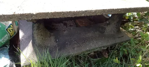 Chapeau de cheminée en béton