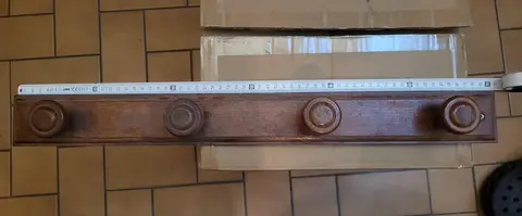 Patère 4 accroches porte manteau
