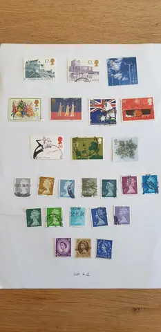 Lot A1 Timbres Royaume Uni