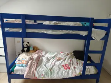 lit superposé bleu très bon état