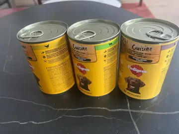3 boîtes neuves de pâtée Pedigree pour chien