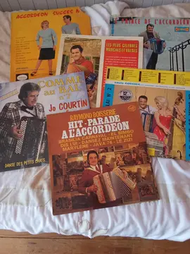 Disques vinyles 33 tours accordeon