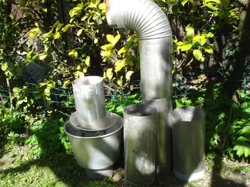 Tuyaux chaudière gaz 180mm