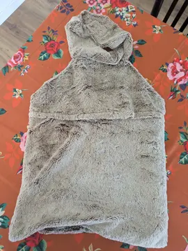 bouillotte housse fourrure