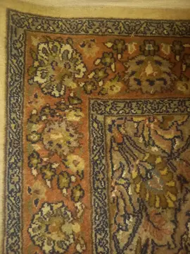 tapis Kashmir laine et soie