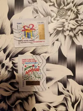 Timbres oblitérés à gratter