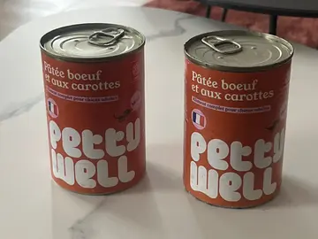 pâtée pour chiens petty well