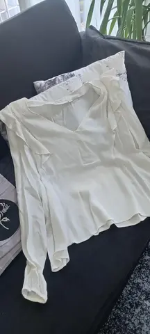 Chemisier blanc cassé