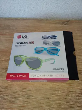 4 lunette 3D LG