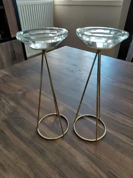 lot de 2 bougeoirs