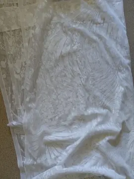 paire de rideaux blancs 230 cm