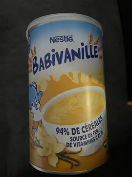 Céréales bébé Babivanille (ouvert)