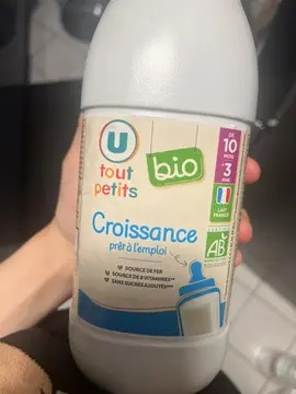 Lait croissance non ouvert