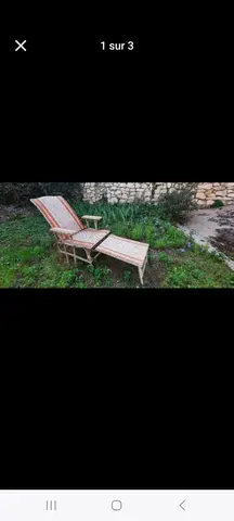 Chaise longue ancienne