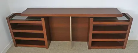 HAUT DE LIT AVEC 2 TABLES CHEVET