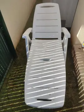 chaise longue transat extérieur