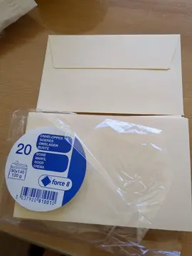 enveloppes écru