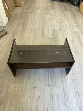 Donne Table basse en bois/verre