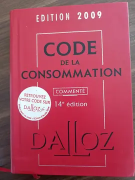 code de la consommation 2009