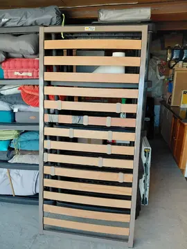 Sommier en 90cm sans pied