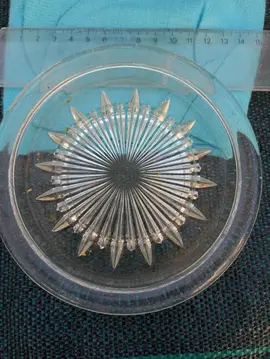 vide poche ou petit récipient pour apéritif cristal ou verre epais