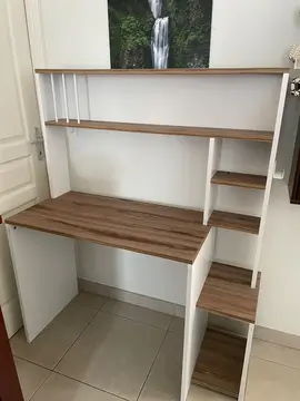 meuble bureau avec étagères