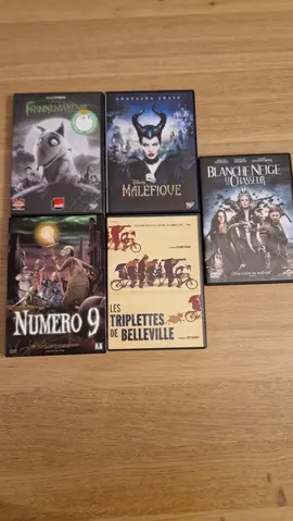 lot 5 dvd film et animation