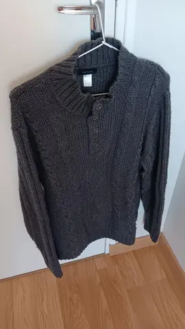 Gilet gris manches longues Castellan homme taille 48/50 ou M