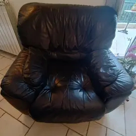 fauteuil vintage cuir