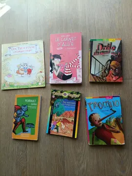 lot de 6 livres pour enfants bon état