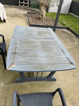 table de jardin