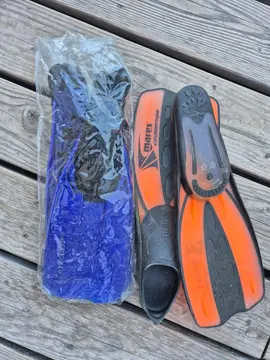 2 paires de palmes enfant