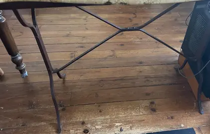 Table ancienne bistrot