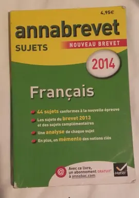 livre sujets de brevet (sans corrigés)