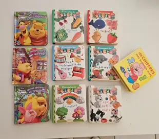 Lot de 10 livres carrés Enfant
