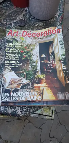 8 vieux magazine Art et Décoration