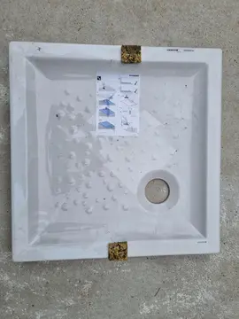 bac de douche en faïence