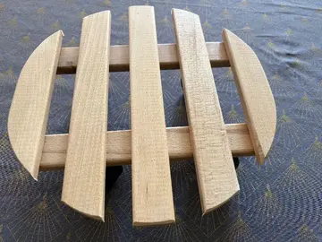 Plateau roulant rond diamètre 30 cm