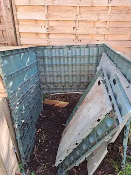 bac à compost de jardin