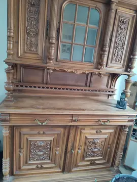 donne meuble ancien marron démontable