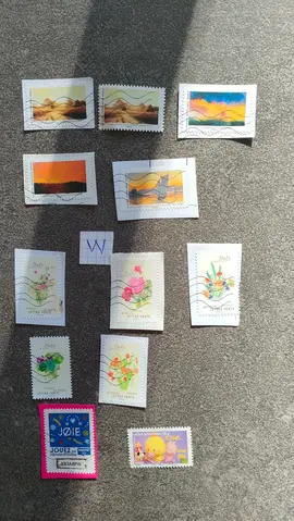 Timbres français lot W