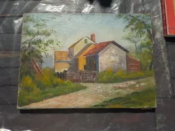 peinture à l'huile sur toile
