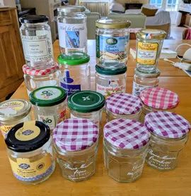 pots en verre pour conserve