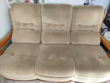 Canapé convertible et fauteuil