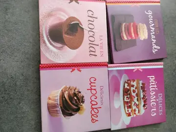4 livrets dessert