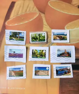 Timbres oblitérés Randonnées pédestres