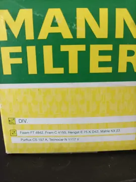 filtres pour voiture